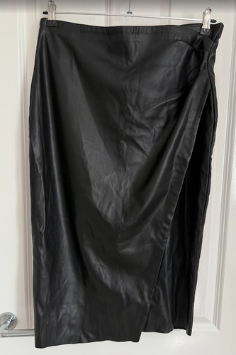 George black faux leather - black,