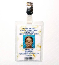 Dexter Morgan Forensics Badge Detective Cosplay Prop Costume Gift Christmas