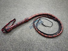 4 Feet 16 Plaits Genuine Quality Buffalo Leather Heavy Duty New Year Bullwhip