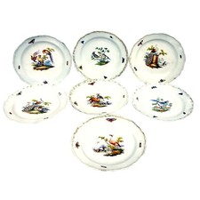 7X antique Meissen porcelain