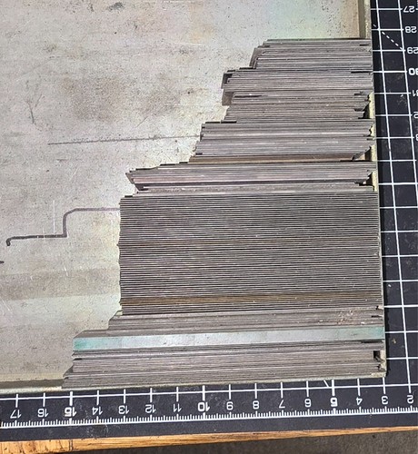 Metal letterpress printing - metal,