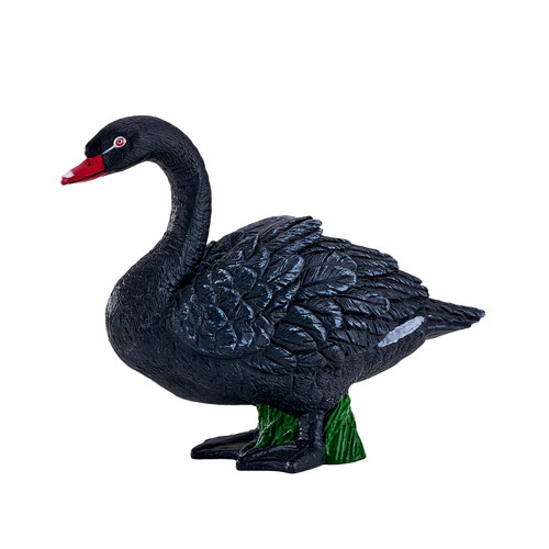Black swan toy - toy, animals