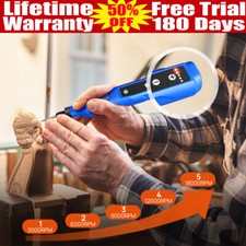 Cordless Rotary Multi Tool 5 Variable Speed & 80 Accessory Set Dremel Compatible