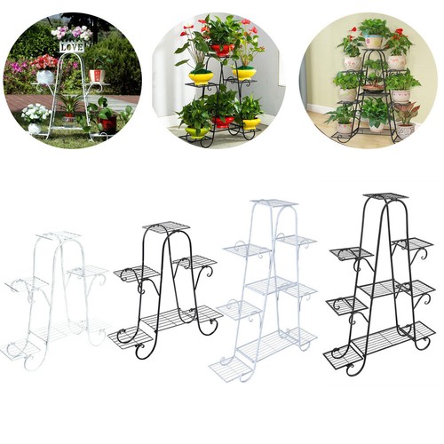 Multi tier stylish metal - metal, plant