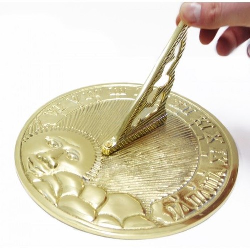 Rising sun solid brass - sun", hand