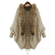 Thick Faux Fur Collar Shawl
