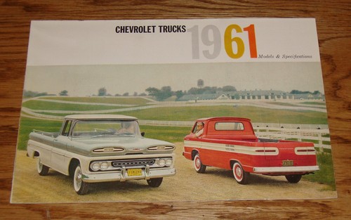 Original 1961 chevrolet truck - original,