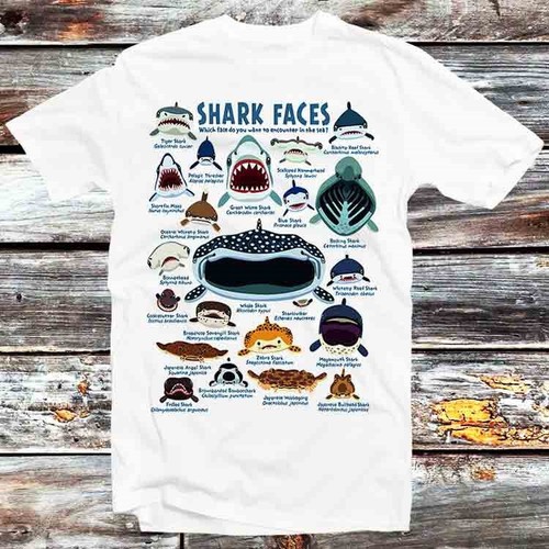 Shark faces marine sea - faces,