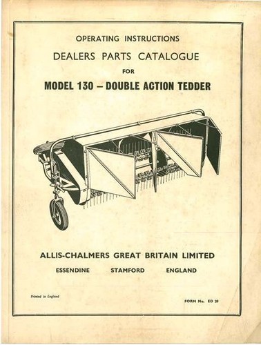 Allis chalmers model - model, 130