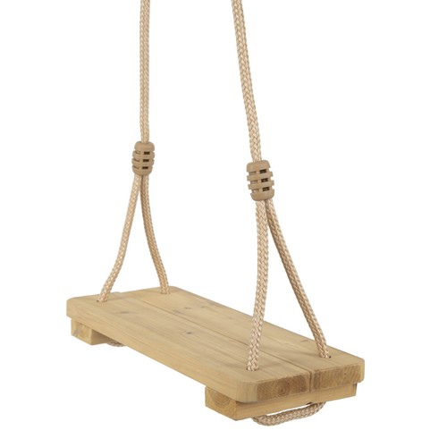 Wooden tree swing seat indoor - wooden,