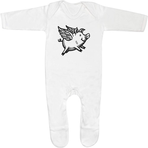 Funny flying pig baby - 'funny,