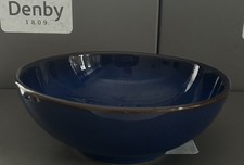 DENBY MIDNIGHT CEREAL/DESSERT BOWL 6.5 INCHES