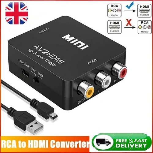 Hdmi 1080p rca cvbs - av, to