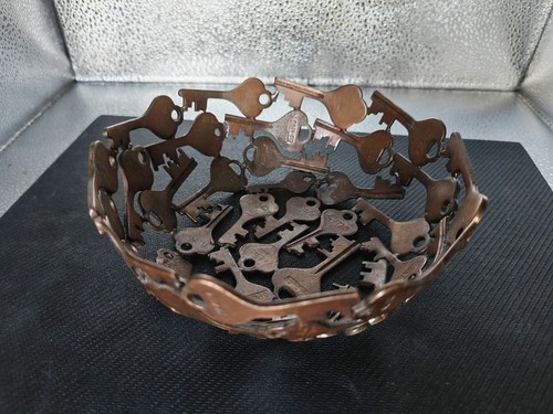 Handmade vintage copper bowl - copper,