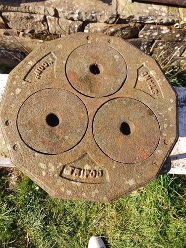 Antique cast iron condrup - cast,