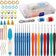 53pcs Crochet Hooks Set