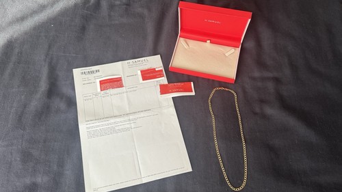 Samuel 9ct yellow gold 20in - h.,