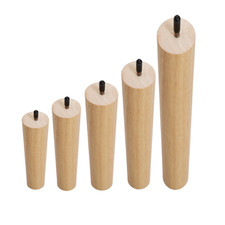 4X Wooden Furniture Legs