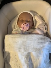 Berenguer 42cm Open Close Eyed Baby Doll Soft Body Vinyl Limbs Blue Eyes Outfit