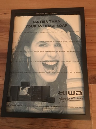 Aiwa 1994 a4 - fi-1994, framed