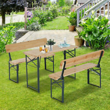 Patio Folding Table Chairs Set