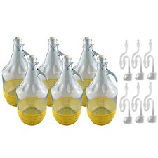 5L glass demjohns/carboys WITH