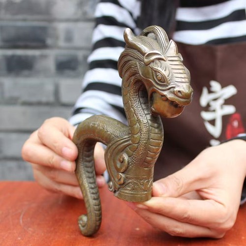 Old bronze handmade carved - bronze,