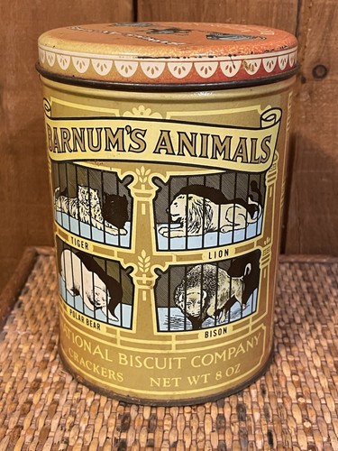 Barnum animal cracker tin - barnum,