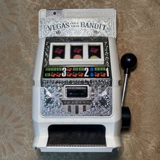 Vegas One Arm Bandit Vintage 10 Cents Slot Machine Poynter PRO. INC. 1972 AW