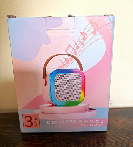 Portable karaoke system purple - portable,