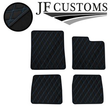 L BLUE DIAMOND STITCH VINYL 4X
