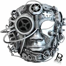 Steampunk Terminator Mask Mad Max Cosplay Halloween Costume Masquerade Ball Mask