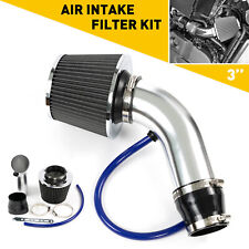 3" Cold Air Intake Filter Induction Kit Pipe Power Flow Hose System Universal