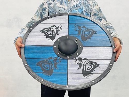 Fenrir wolf viking shield - wolf, 24"