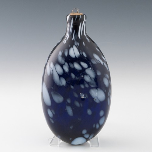 Early nailsea glass flask - nailsea,
