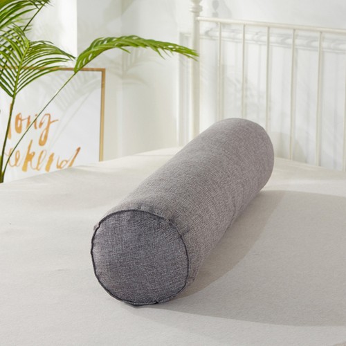 Reusable grey bolster pillow - reusable,