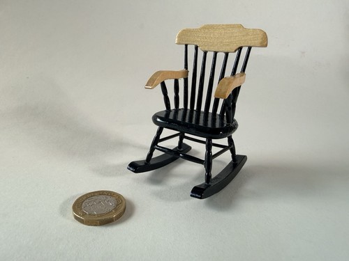 Dolls house miniature black - dolls,
