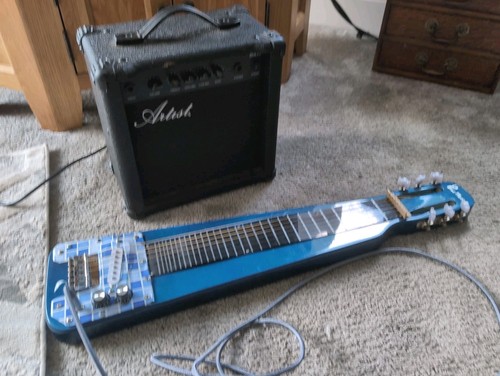 Blue moon electric lap steel - moon,