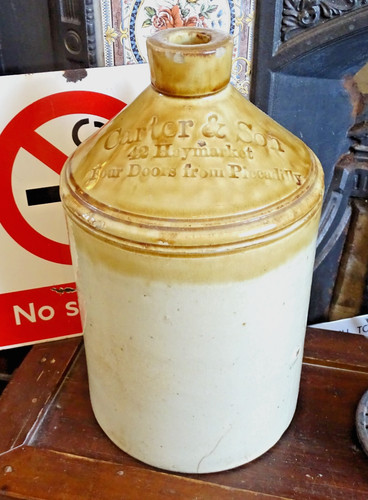 Rare 1854 london - london, stoneware