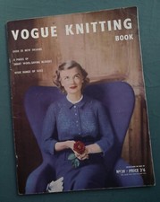 Vintage 1950s Vogue Knitting Book No. 39 original patterns women's knitwear 50s