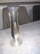 Vintage Silver-Plated Bud Vase