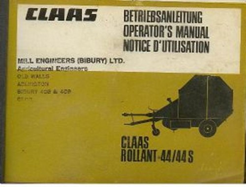 Claas round baler - baler, /