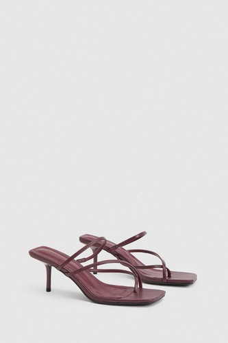Boohoo croc strappy toe - strappy, post