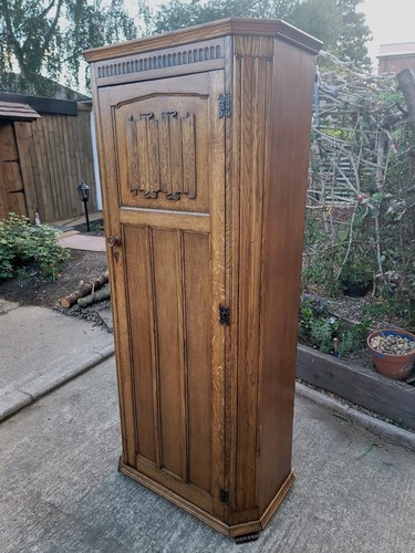 Carved solid oak arts crafts - carved,
