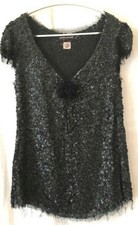 Antik Batik Dark Grey Top UK 8