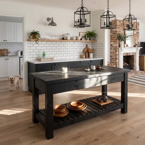 Ironstead black kitchen - black,