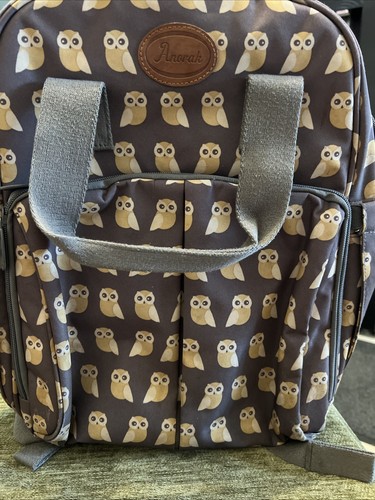 Anorak baby changing - baby, owl