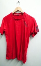 vintage red adidas original men's classic fit tees in M| SKU 2035