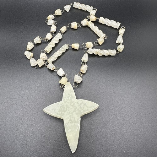 Vintage stone necklace - vintage,