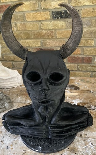 Concrete garden gargoyle - concrete, a